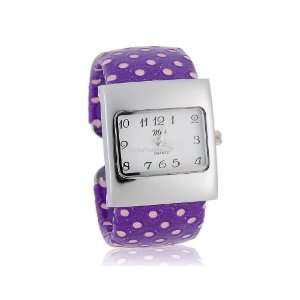  Movement Girls Watch Leather Attached Band Purple 