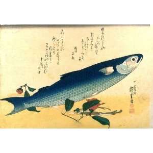 Hand Made Oil Reproduction   Ando Hiroshige   32 x 22 inches   Grey 