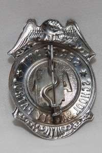 Vtg Sergeant AAA School Safety Patrol Badge Guard Grammes Allentown 