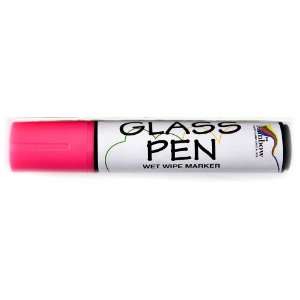  Glass Pen Large Pink   For Writing on WINDOWS & GLASS 