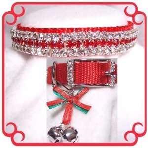  Red Christmas Baby Dog Collar
