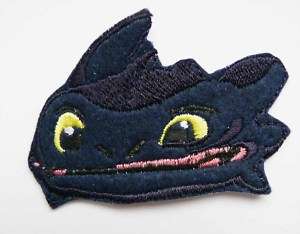 HOW TO TRAIN YOUR DRAGON TOOTHLESS IRON SEW ON PATCH  