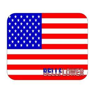  US Flag   Bellflower, California (CA) Mouse Pad 