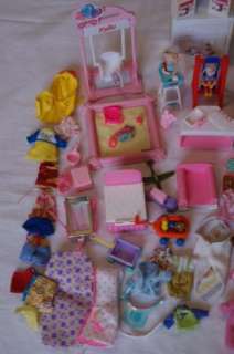 HUGE LOT BARBIE KELLY DOLLS ACCESSORIES 20 DOLL KELLY TOMMY OUTFITS 