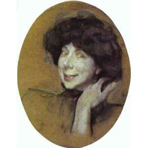   Serov   24 x 32 inches   Portrait of Anna Benois