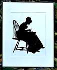 Woman Sewing Decorative Silhouette Nice Gift Item items in Mountain 