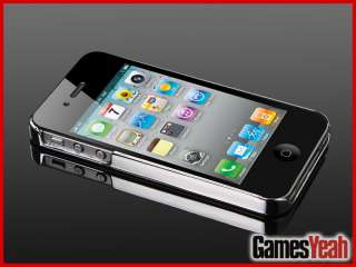 NEW CHROME ULTRA SLIM PREMIUM HARD CASE COVER for Apple iPhone 4 4G 