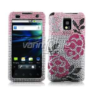   Roses Rhinestones Protector Case for T Mobile G2x 