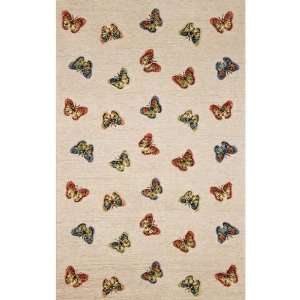 Spello Scattered Butterfly Rug 42W x 66D (Neutral) (0.125H x 42W x 