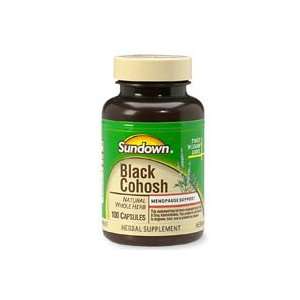  Sundown Black Cohosh, 540mg, Capsules   100 ea Health 