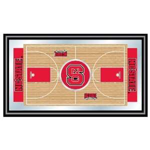   North Carolina State Basketball Framed Full Court Mirror Everything