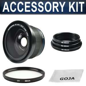  0.40X Wide Angle Fisheye Lens for NIKON D3000 D5000 with 