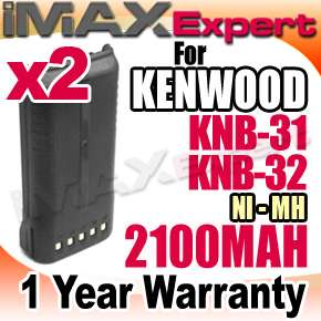KNB 31A KNB 32N Battery for KENWOOD TK 2180 TK 3180  