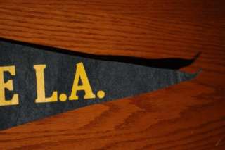 Vintage CAL STATE L.A. FELT Pennant 1947 // WOW  