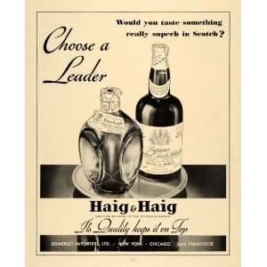   Scots Whisky Alcohol Drinks   Original Print Ad