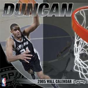 Tim Duncan 2005 Wall Calendar 