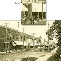Barron Wisconsin WI downtown 1900s   large photo  