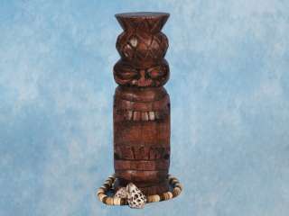 OAHU TIKI TOTEM 8   BROWN   PINEAPPLE TROPICAL ACCENT  