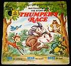 THUMPERS RACE Illustrated Book & 33 RPM Record Set   Disneyland 