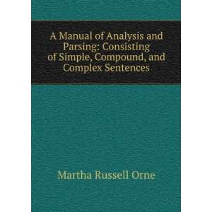   of Simple, Compound, and Complex Sentences Martha Russell Orne Books