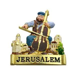  5 cm ceramic magnet with the city of Jerusalem