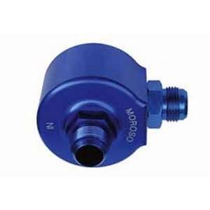   23680 Blue Anodized Aluminum Oil Filter Bypass Adapter Automotive