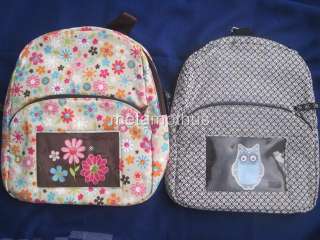 Thirty One Toddler Backpack Floral Ditzy / Owl Retired NEW  