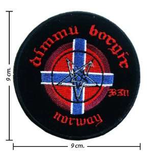 Dimmu Borgir Patch Music Band Logo I Embroidered Iron on Patches Free 