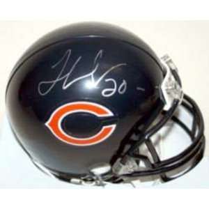  Thomas Jones Autographed Chicago Bears Riddell Mini Helmet 
