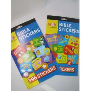   Bible Stickers, 396 x 2  792 stickers in total Arts, Crafts