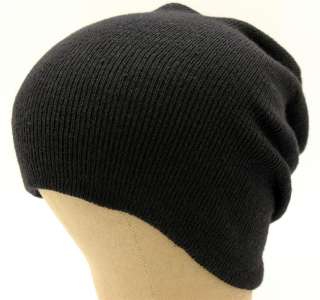 Knit Beanie Slouch Loose Baggy Style Ski Snowboard Hat US Made Great 