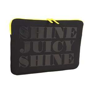  Juicy Couture 13 Laptop Sleeve Case ~ Black In Color 