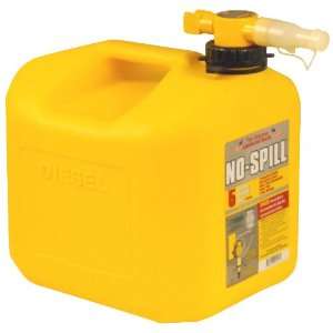  No Spill 1457 5 Gallon Poly Diesel Can (CARB & EPA 