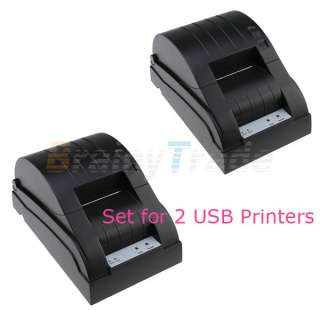 Mini USB 58mm POS Thermal Dot Receipt Printer w/Paper Roll for Window 