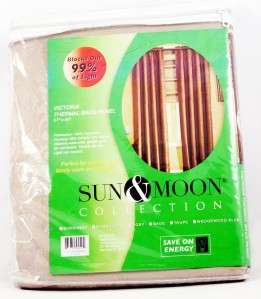 Panel Curtains Sun & Moon Ivory Decor 37 84 Thermal  