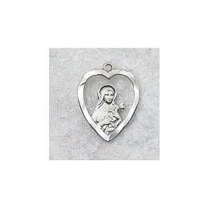  St. Therese Medal with 18 inch chain Jewelry