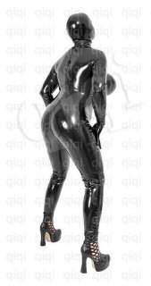 Latex (rubber) Inflatable breast Catsuit  0.8mm unique  