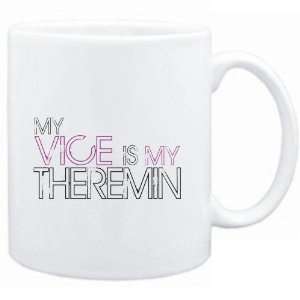    Mug White  my vice is my Theremin  Instruments