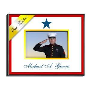    Personalized Blue Star Military Family Frame
