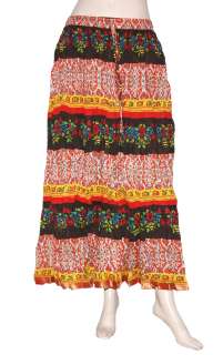 Bollywood Bellydance Gypsy Hippie Cotton Long Skirt 24  