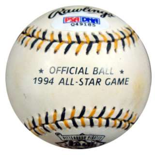 Ken Griffey Jr Autographed Signed 1994 All Star Baseball PSA/DNA 