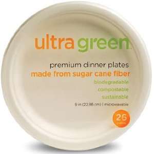 Ultra Green Biodegradable 7 inch Paper Plates Kitchen 