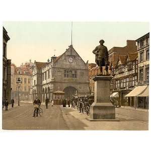  The square,Shrewsbury,England,1890s