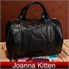 Celebrity Studded Bottom Duffel Leather Tote bag  