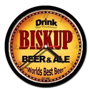  BISKUP beer and ale cerveza wall clock 