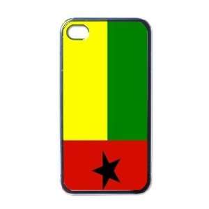  Guinea Bissau Flag Black Iphone 4   Iphone 4s Case Office 