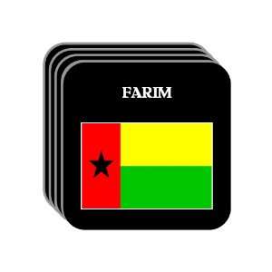  Guinea Bissau   FARIM Set of 4 Mini Mousepad Coasters 