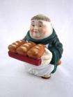 Vtg Dept 56 Monk Figurine Bread Baker Department  