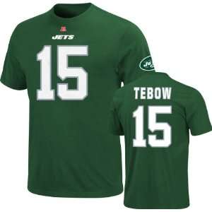  Tim Tebow Green #15 New York Jets Eligible Receiver Name 