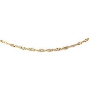  24k Yellow Gold Layered GL Butterfly Twist Linked Necklace Chain 